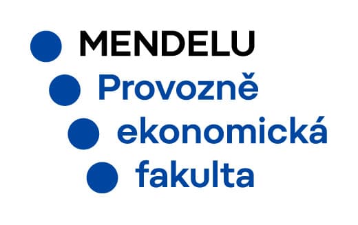 Mendelu PEF logo rgb